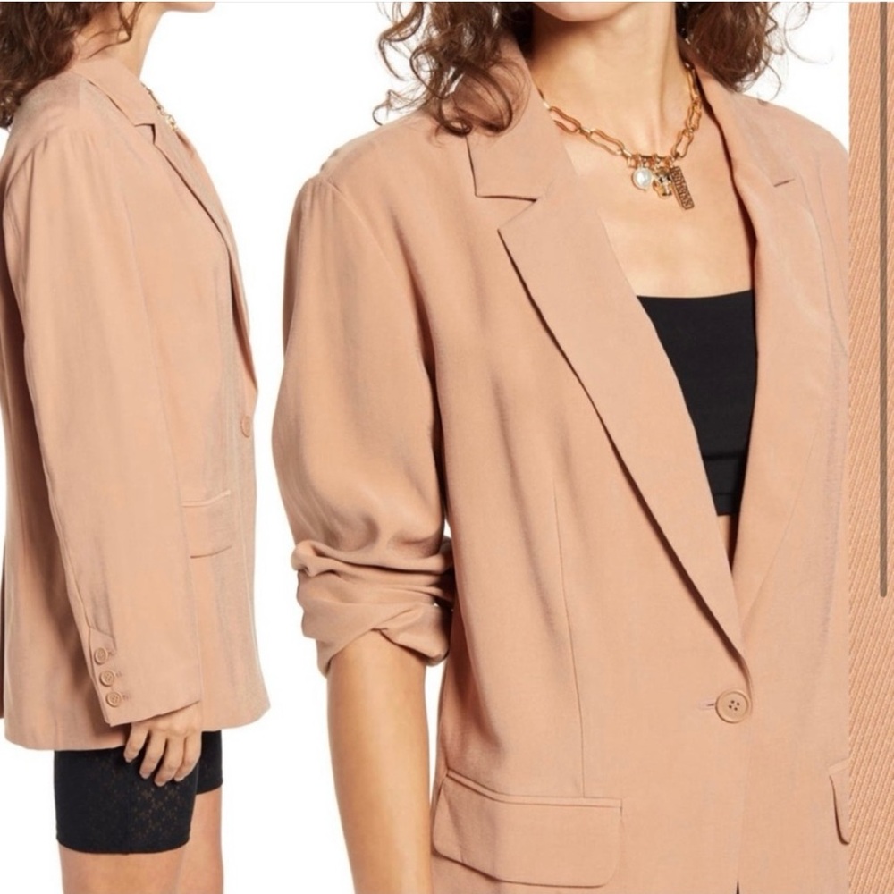 Open Edit light pink blazer
